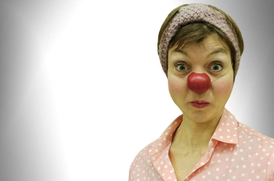 Clown Frau Stange
