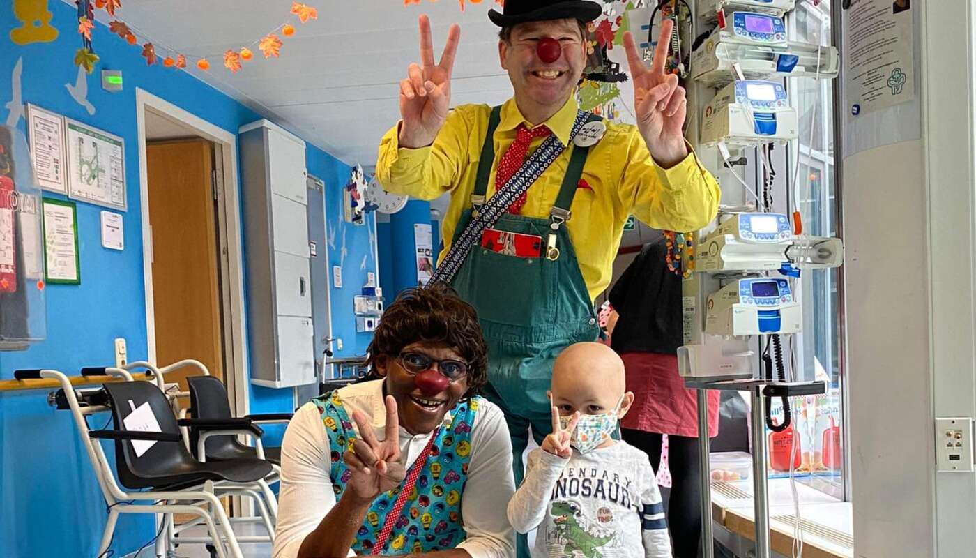 ROTE NASEN Clowns auf der Kinder-Onkologie der Charité