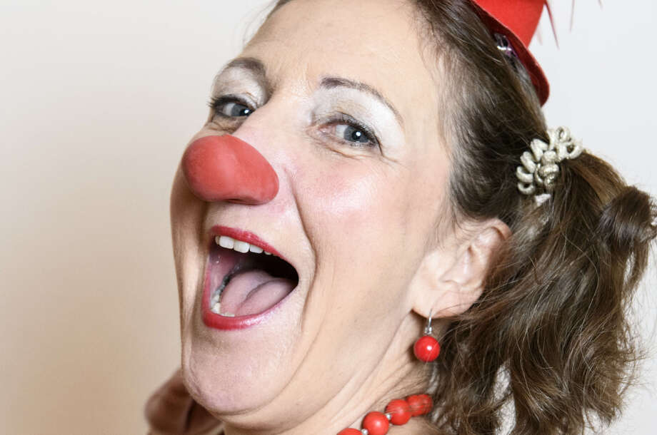 Ein Porträt von dem Clown Mathilde 