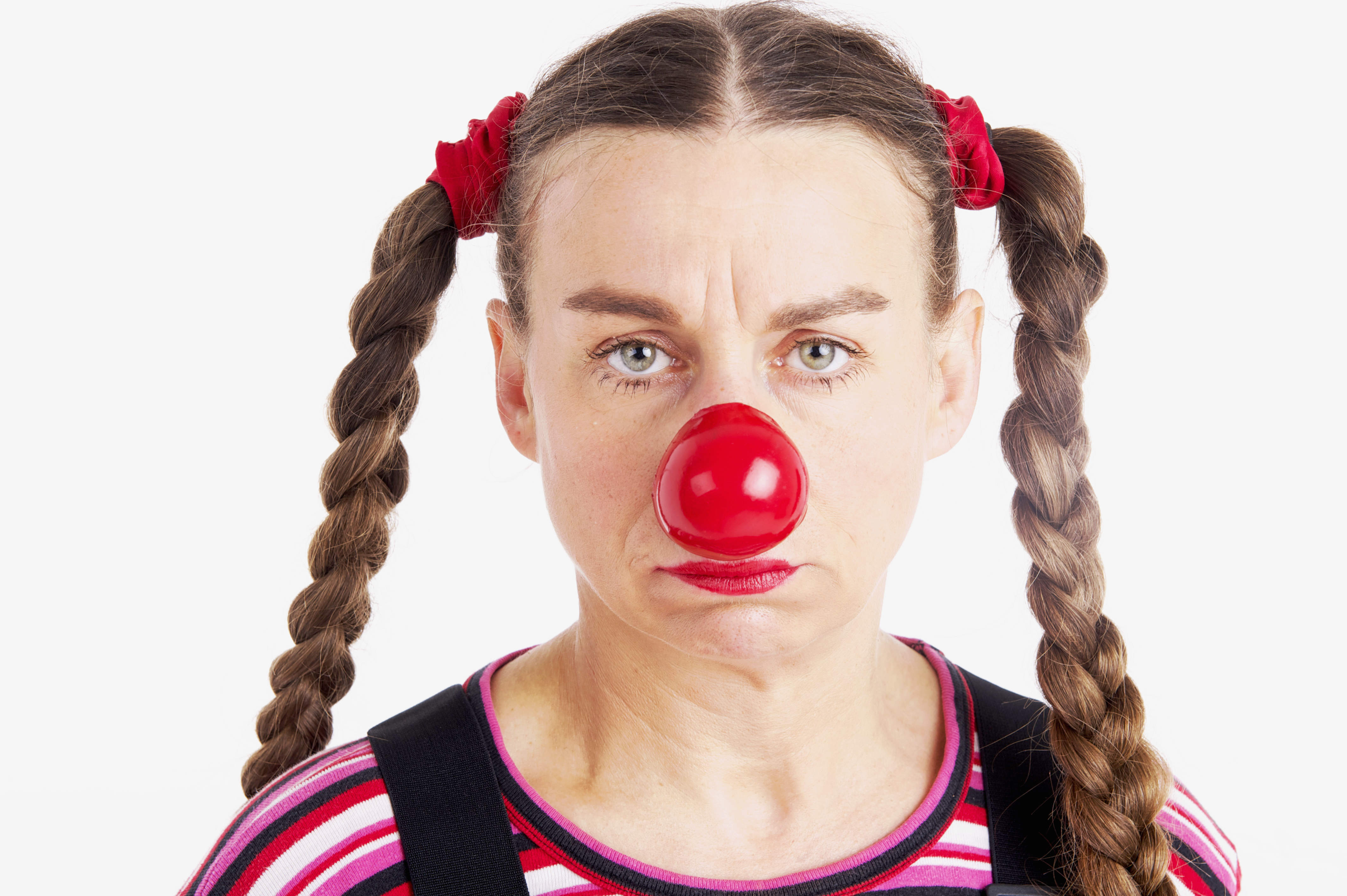 Ein Porträt von dem Clown Antonia