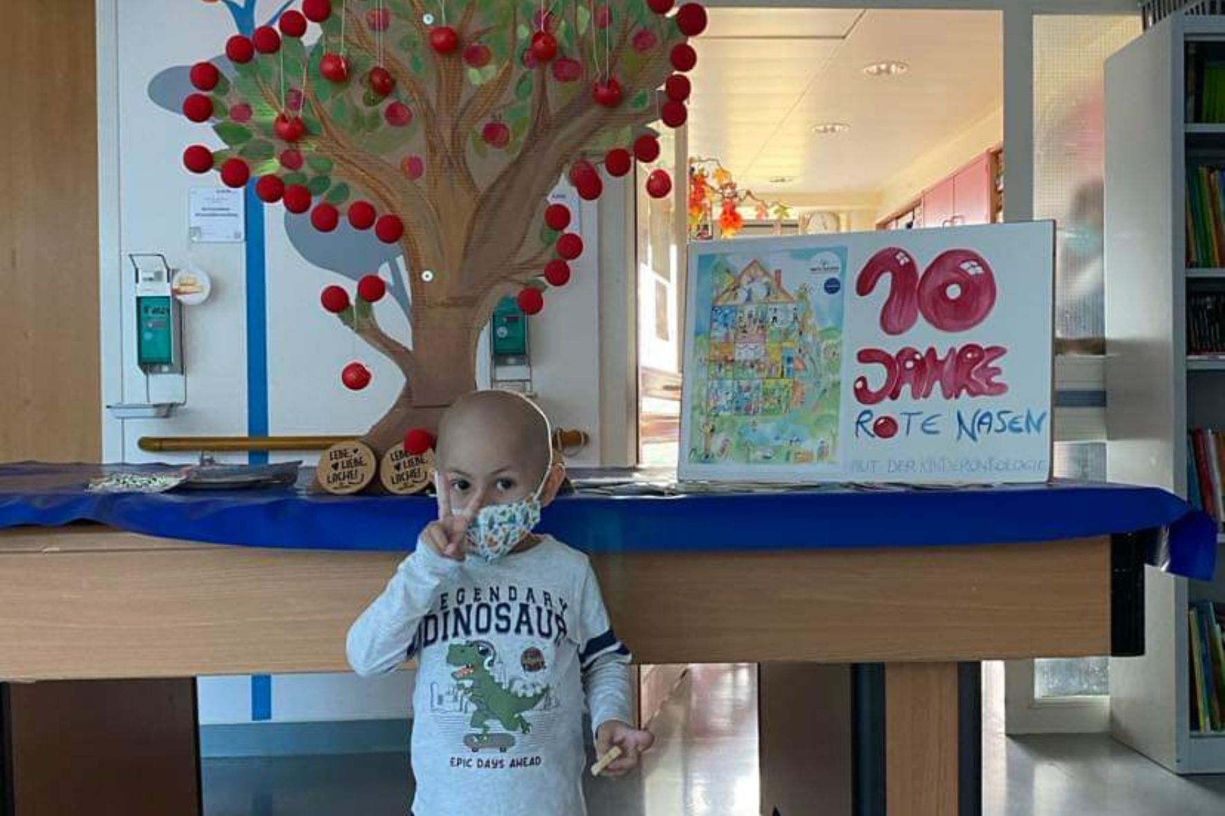 Krebskranker Junge wünscht sich zum Geburtstag Clownvisite