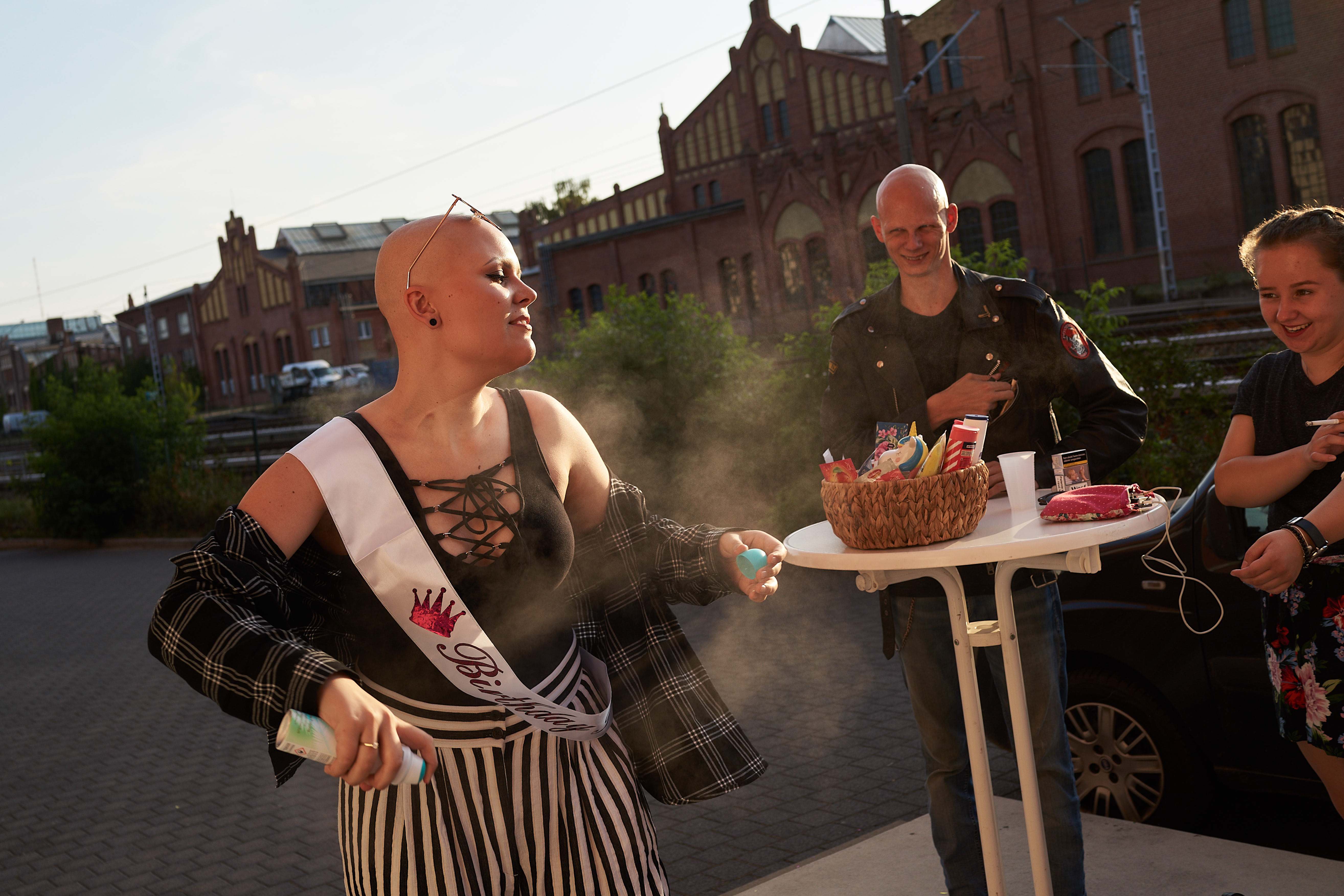 Michelle feiert mit Freuden ihren 18.Geburtstag.
